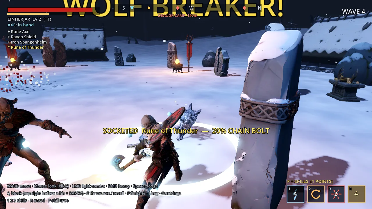 ตีหนัก ในเกม FIMBULWINTER