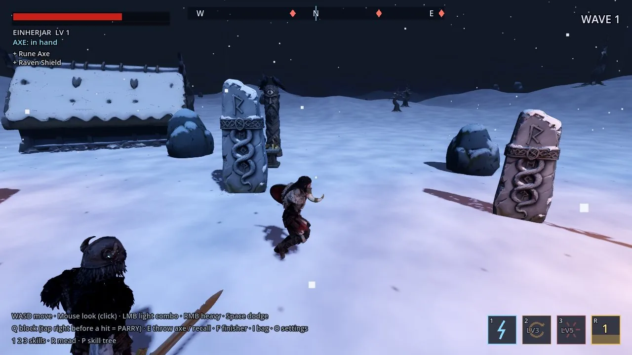 ขวดมี้ดฟื้นพลัง ในเกม FIMBULWINTER